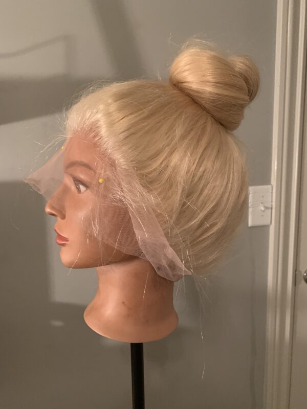 Platinum Blonde #613 Human Hair Full Lace Wig