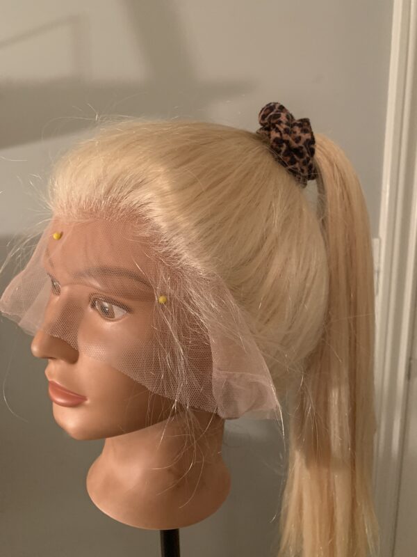 Platinum Blonde #613 Human Hair Full Lace Wig