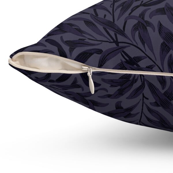 Midnight Leaves Square Decorative Accent Pillow - Image 6