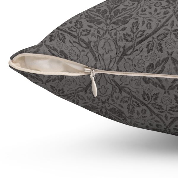 Grey Abstract Square Decorative Accent Pillow - Image 12
