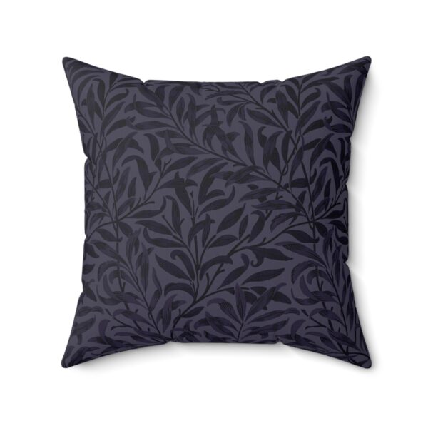 Midnight Leaves Square Decorative Accent Pillow - Image 2