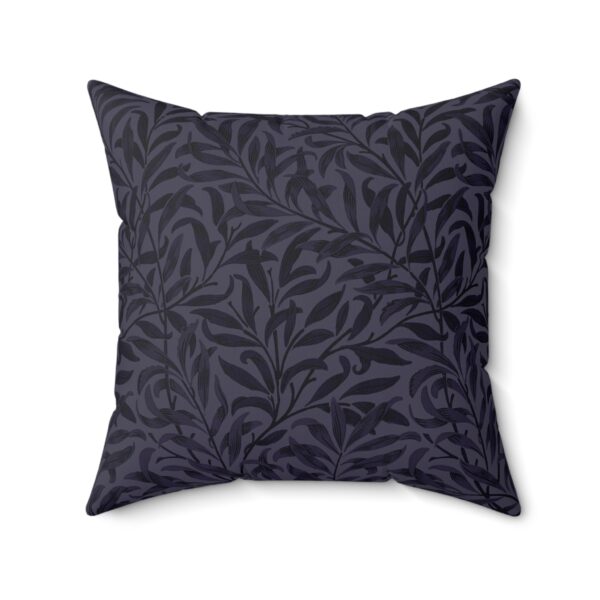 Midnight Leaves Square Decorative Accent Pillow
