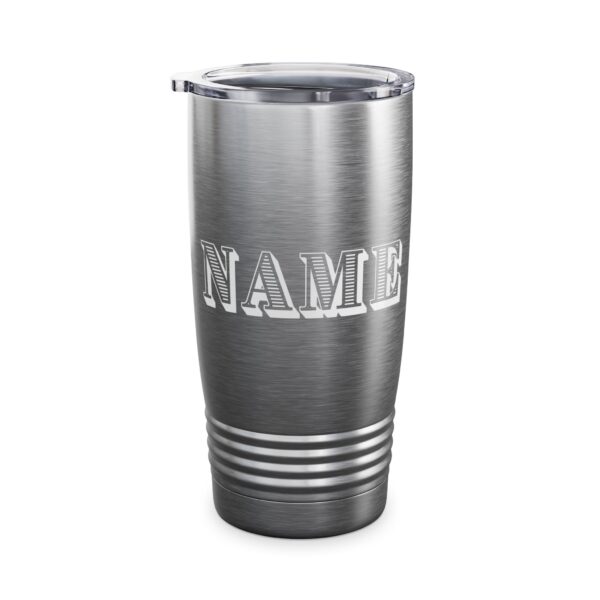 Custom Name Dollar Bill Style Stainless Steel Tumbler