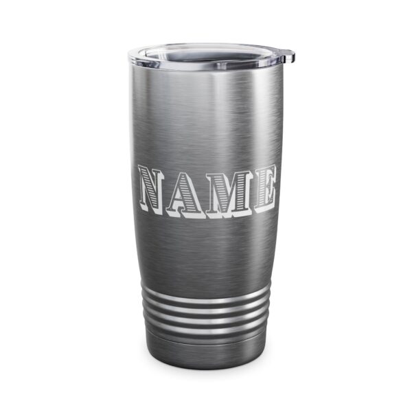 Custom Name Dollar Bill Style Stainless Steel Tumbler - Image 4