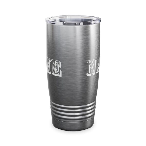Custom Name Dollar Bill Style Stainless Steel Tumbler - Image 3